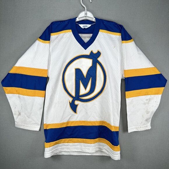 VTG Montgomery Blue Devils Jersey Small Ice Hockey Club Maryland MD Zwickel‎ - Picture 1 of 11